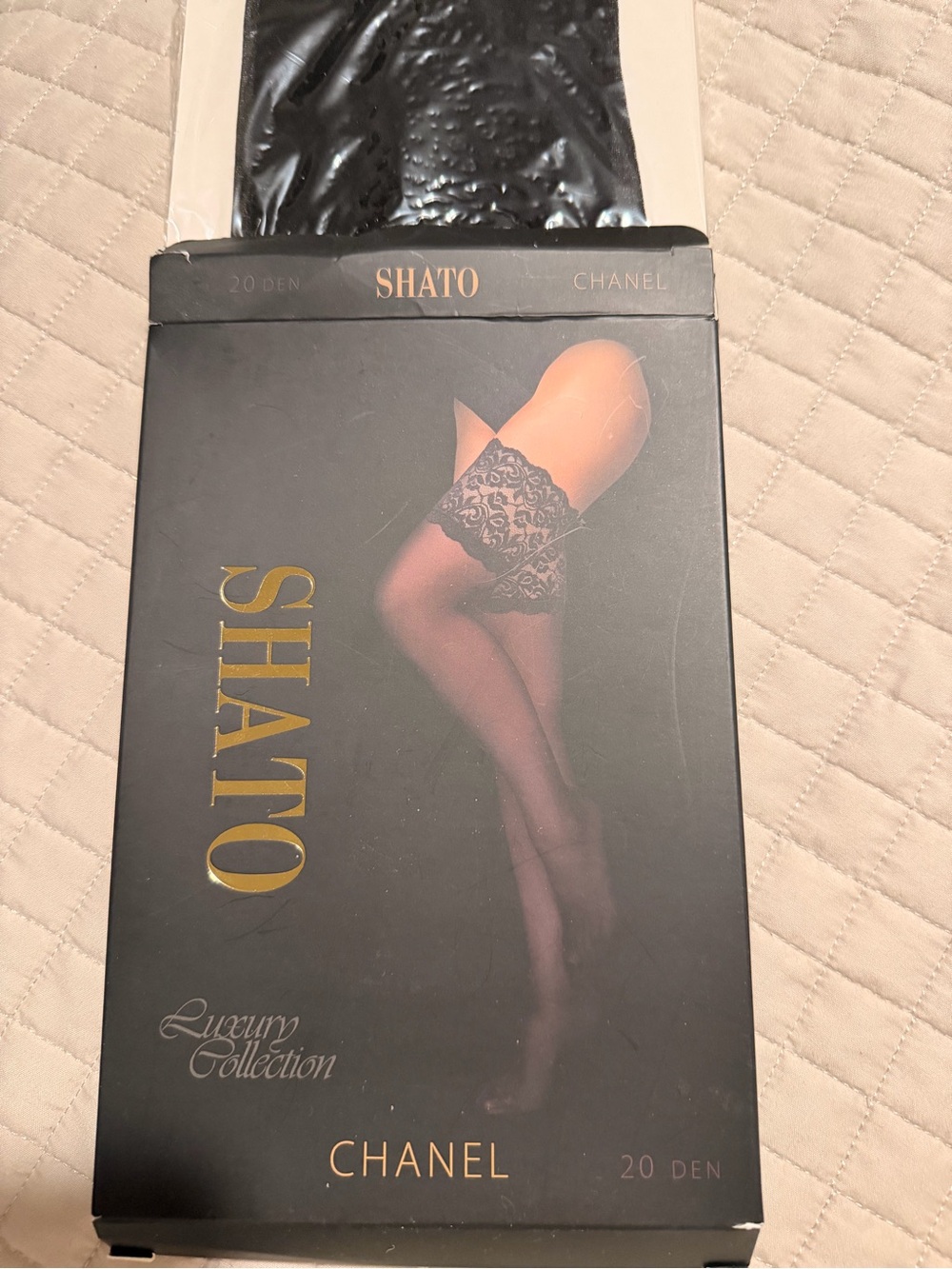 Black Sheer Thigh-High Dress Socks